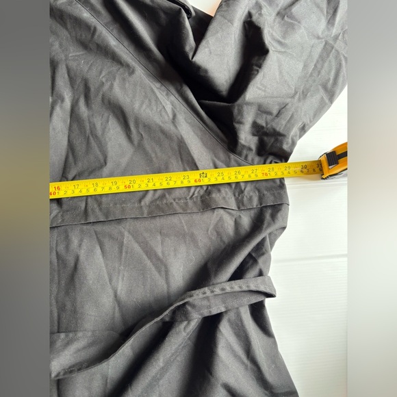 Vintage Tip Top Tailors Black Trench Coat - Size XL (Men's) - Picture 6 of 6